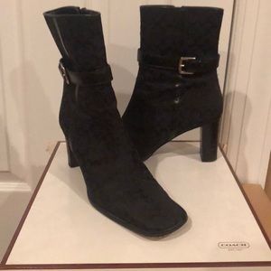 ‼️❗️SOLD❗️Coach black boots